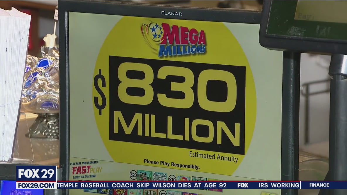 Mega Millions jackpot swells to estimated $830 in third-largest drawing